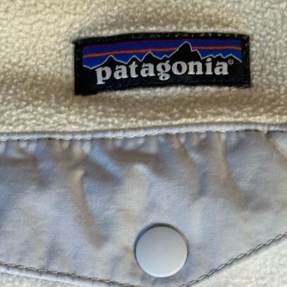 Patagonia Lightweight Synchilla Cream Tan Snap T Pullover Fleece Women’s Size M - Picture 6 of 11